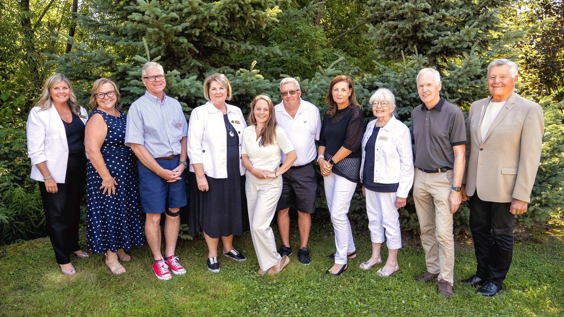 Hospice Georgian Triangle Board of Directors; numbered left to right, names listed below