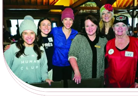 Photo of Lindsay Rowe, Emily Rand, Kelly O'Neil, Linda Caron, Melanie Case, and Lorie Ring