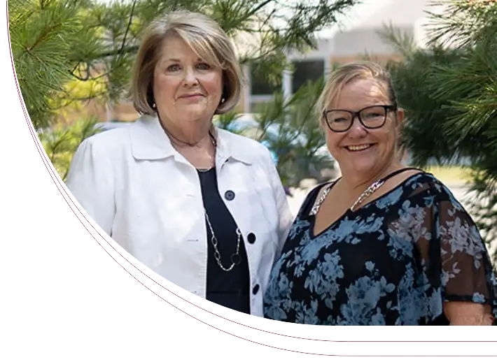 Photo of Trish Rawn and Peggy White