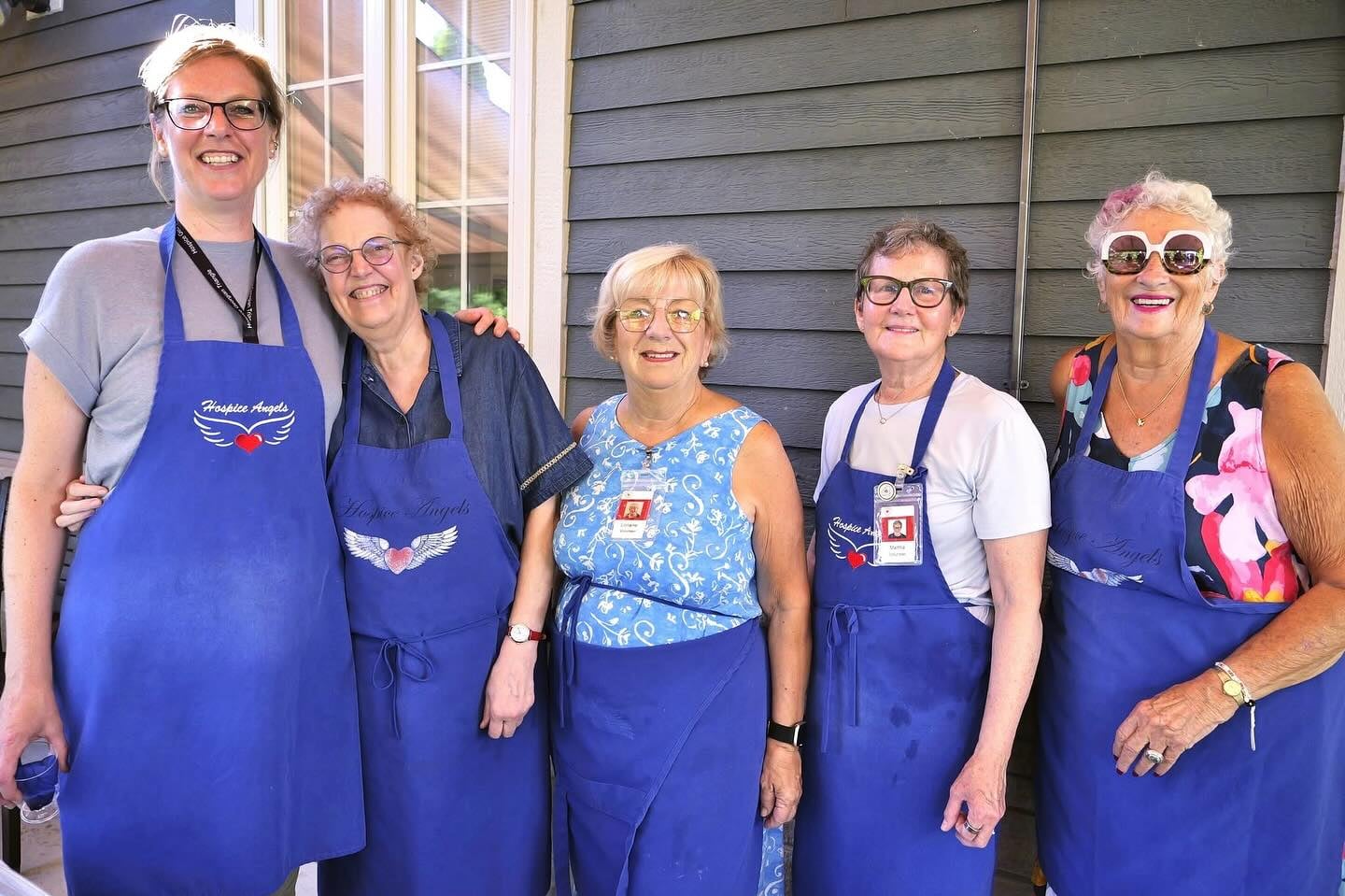 Campbell House volunteers gathered together