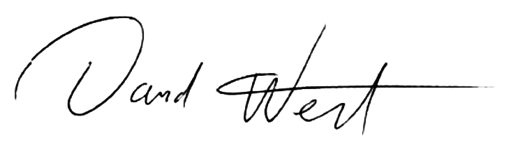 Dave West signature