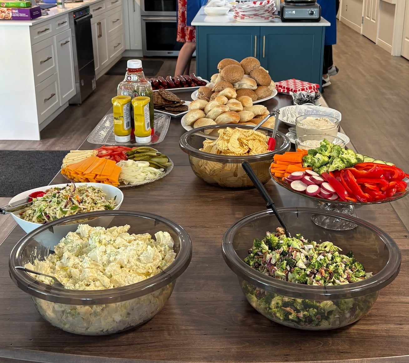 Freshly prepared food at Campbell House