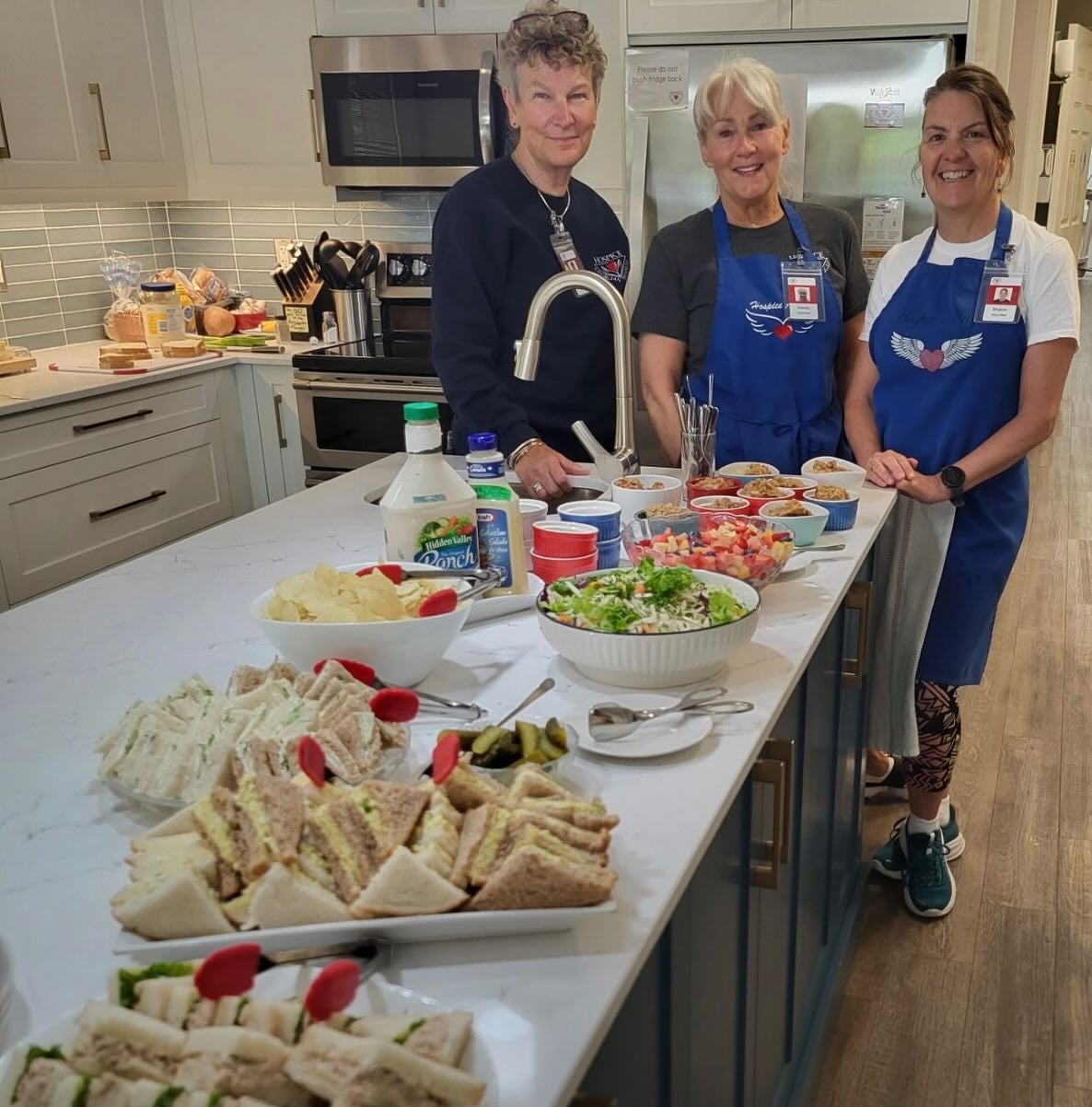 The Kitchen Angels volunteer team
