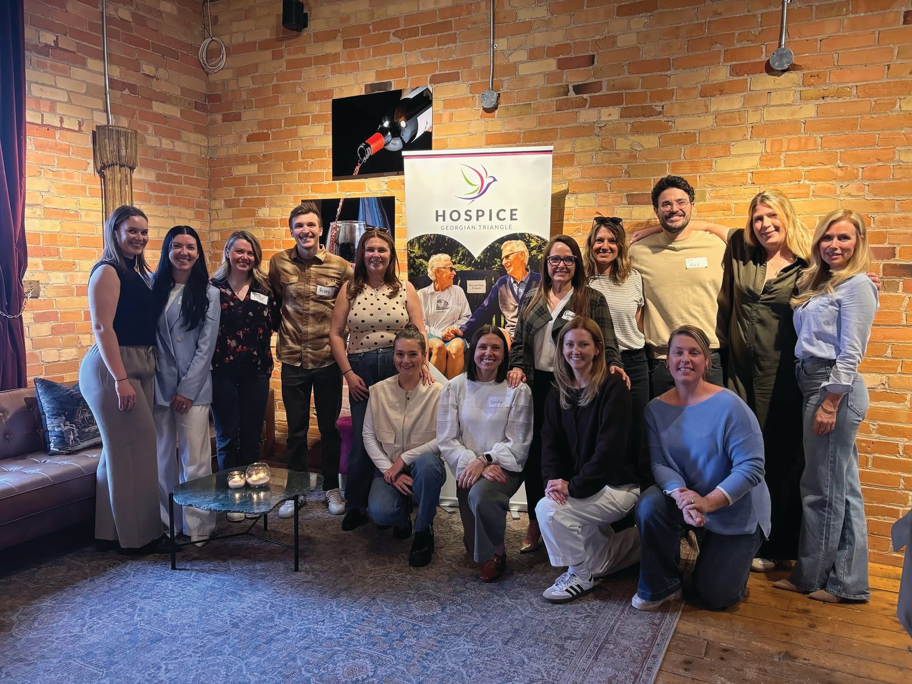 The Young Professionals Committee gathered together