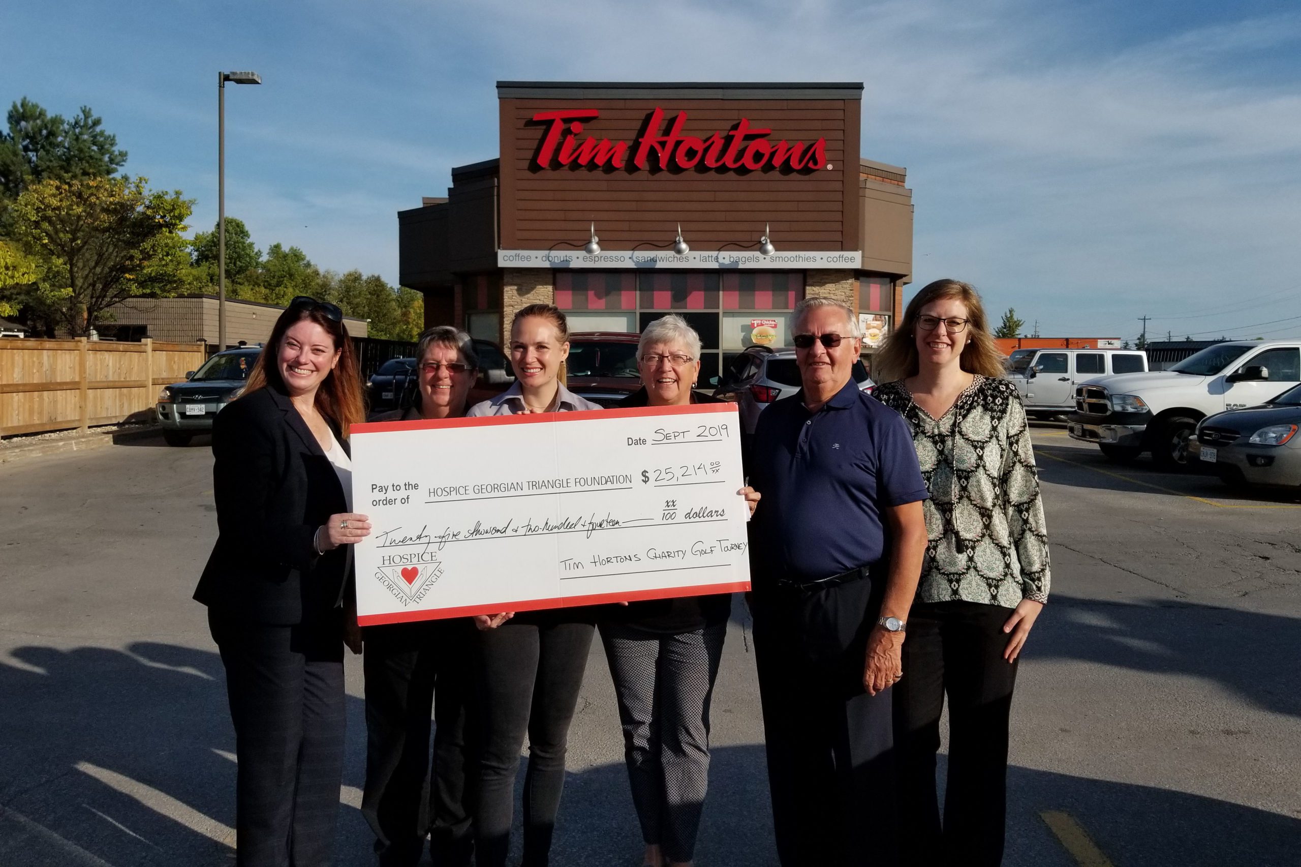 Tim Hortons Jan Trude Golf Tournament charity fundraising third party event golf tourny