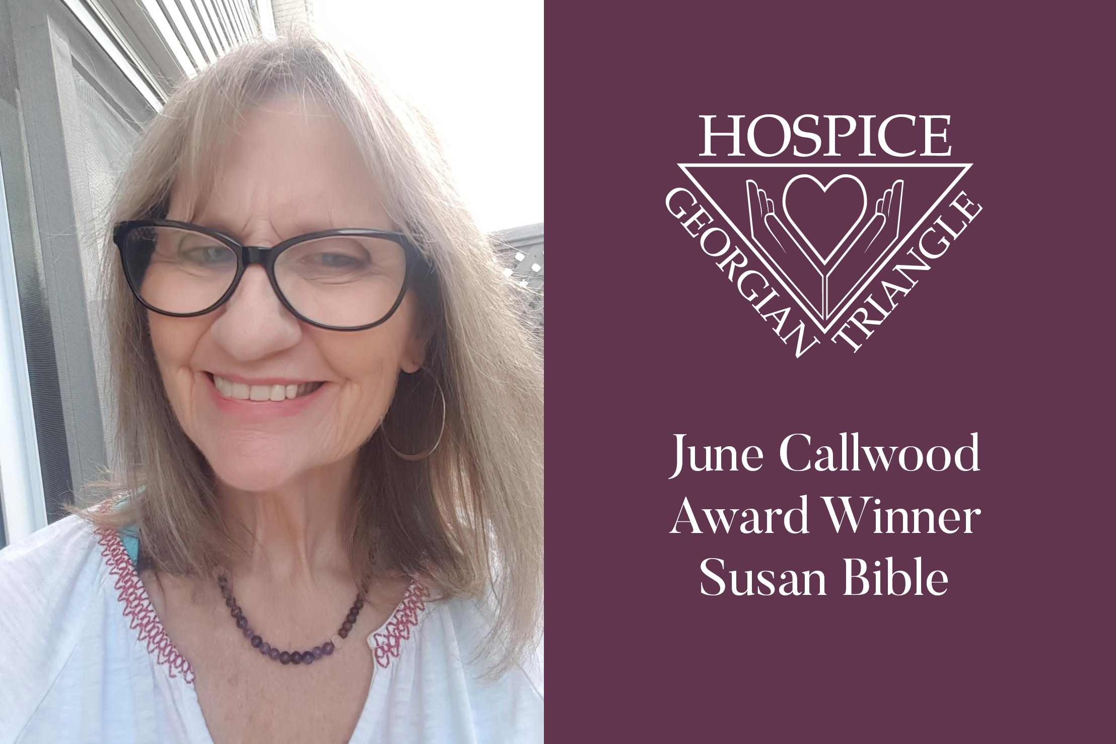 June Callwood Award Susan Bible