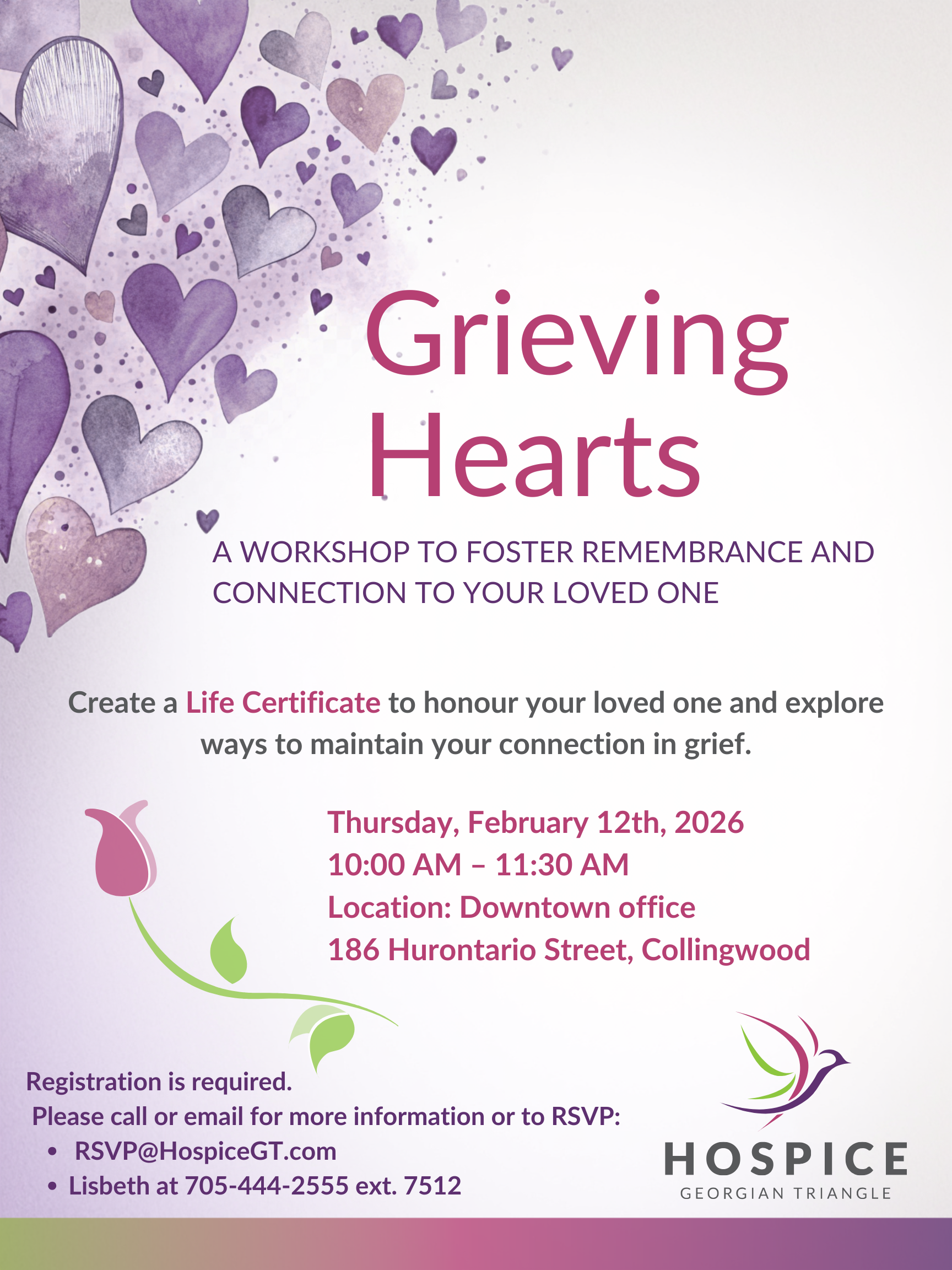 Grieving Hearts workshop